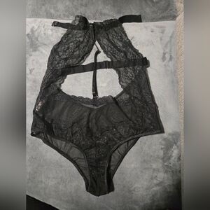 Shirley of Hollywood Black Lace Chemise